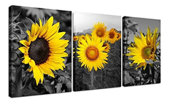 Lienzo Decorativo Para Pared Con Diseño De Girasol, Rústico,