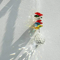 Colgantes De Cristales Coloridos Y Candelabros Sunangel - tienda online