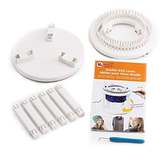 Telar Doble Authentic Knitting Board, Giratorio Y Blanco en internet