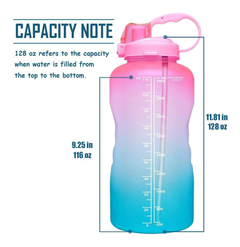 Botella Para Agua Giotto, Con Marcador. 3.7l, Plástico - Danielle's Store