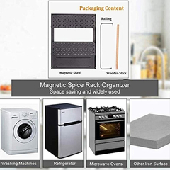 Estantería Magnética Y Soporte Para Toallas Negro/2 Niveles - Danielle's Store