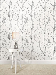 Papel Tapiz Adhesivo Con Diseño De Bosque - comprar online