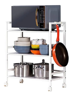 Estanterías, Carritos De Cocina Con 3 Estantes - Danielle's Store