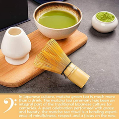 Set De Bambú Matcha Batidor Para Té Auténtico - Danielle's Store