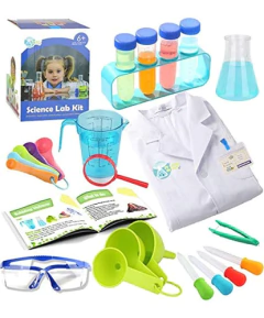 Kit De Experimento Científico Para Niños Con Capa