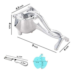 Exprimidor De Limón Zumo De Fruta A Mano De Acero Inoxidable