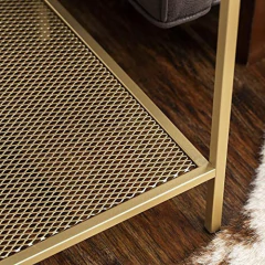 Mesa Lateral Rectangular De Madera Color Marrón. - Danielle's Store