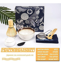 Set De Bambú Matcha Batidor Para Té Auténtico - comprar online