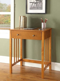 Escritorio Para Pc Multiusos Con Cajón De Madera Marrón