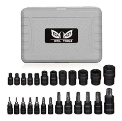 Juego De Llaves Torx (juego De 25 Piezas - Torx Y Enchufe
