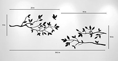 Adhesivo De Pared De Ramas De Árbol Con Aves en internet