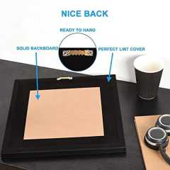 Lienzo Decorativo Con 4 Paneles De Luna En Blanco Y Negro - tienda online