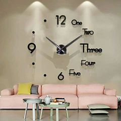 Fashion In The City - Reloj De Pared 3d Sin Marco