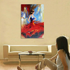 Wieco Arte  lienzo En Pinturas Al Óleo Sobre Lona - tienda online