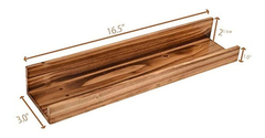 Estantería Flotante De Madera Color Marrón/2 Unidades. - comprar online