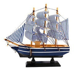 Modelo De Barco De Madera, Estilo Vintage, Hecho A Mano