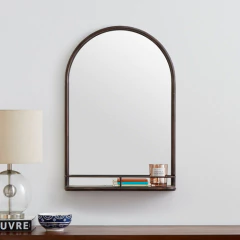 Imagen de Espejo De Pared Colgante Con Marco De Metal Estilo Antiguo