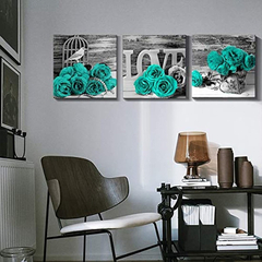 Decoración De Pared Con Diseño De Margaritas Azules - tienda online