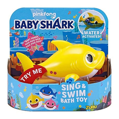 Robo Alive Junior Baby Shark Juguete De Baño Con Batería