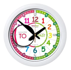Reloj De Pared Para Aprender La Hora Sistema De Enseñanza - Danielle's Store