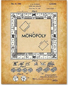 Cartel De Juego De Mesa Monopoly Sin Marco 11x14