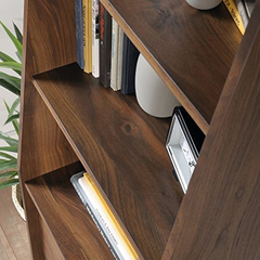 Biblioteca Con Estantes De Madera Color Marrón/3 Niveles. - tienda online