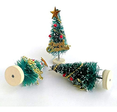 Mini Árboles De Navidad Artificiales De Madera - comprar online