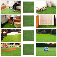 10 Piezas De Césped Artificial Para Jardín, 6 X 6 - comprar online