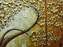 V-inspire - 3 Pinturas Al Óleo Pintado A Mano 3d - Danielle's Store