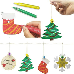 40 Adornos De Navidad Sin Terminar De Madera - Hidreas - Danielle's Store