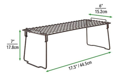 Imagen de Mdesign Estante De Almacenamiento Apilable De Metal, Organiz