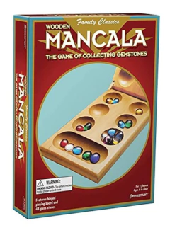 Mancala, juego Plegable De Madera Real - Pressman