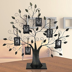 Árbol Genealógico Con 6 Marcos De Fotos Colgantes