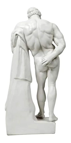 Estatua De Hércules Gris - tienda online