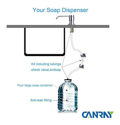 Kit De Tubo De Extensión De Dispensador De Jabón Canray - tienda online