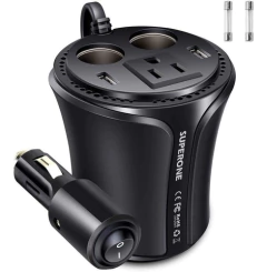 Superone - Inversor De Alimentación Para Coche Dc 12 V A 110