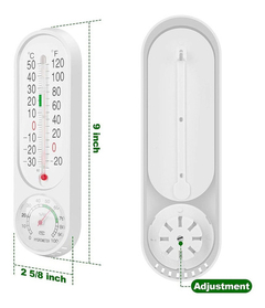 Termómetro Exterior/interior Higrómetro Medidor De Humedad T - comprar online