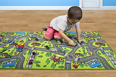Alfombra De Juegos Para Niños Ideal Para Jugar Con Coches - comprar online