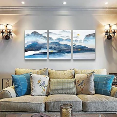 Pintura En Lienzo Con Acuarela Para Decoración Para El Hogar en internet