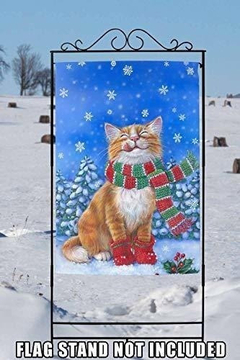 Bandera Decorativa De Gatito Con Bufanda - Danielle's Store