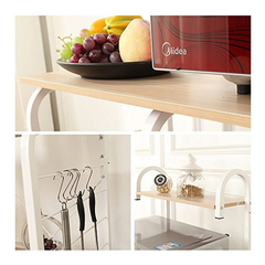 Estantería Multifuncional De Cocina Blanco, 3 Niveles, Soges - Danielle's Store