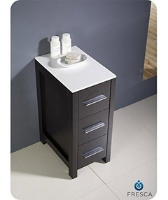 Imagen de Gabinete Lateral De Lino De Baño Fresco