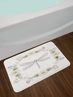 Alfombrilla De Baño Con Diseño De Cachemira Con Orejas - comprar online