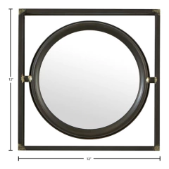 Espejo Industrial Flotante Hexagonal en internet