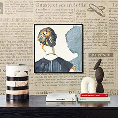 Imagen de Papel Pintado Para Mostrador De Periódicos, Color Beige