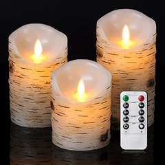 Juego De Velas Led Electrónicas Sin Llama Funcion Con Pilas - tienda online