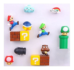 14 Imanes Para Nevera De Super Mario Para Niños Decorativo