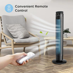 Pelonis Pft42a5bgb Tower Ventilador, 42 , Negro - Danielle's Store