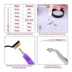 Imagen de Rhinestones Tools Juego De Herramientas De Fijación