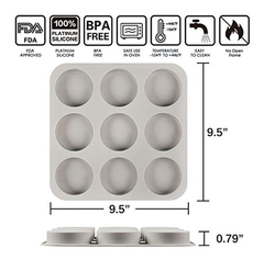 Sj - Molde Redondo De Silicona Para Repostería - comprar online